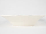 Asparagus barbotine serving platter w/ purple border - Digoin Sarreguemines 9" x 16¼"