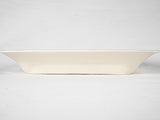 Asparagus barbotine serving platter w/ purple border - Digoin Sarreguemines 9" x 16¼"