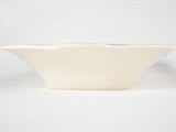 Asparagus barbotine serving platter w/ purple border - Digoin Sarreguemines 9" x 16¼"