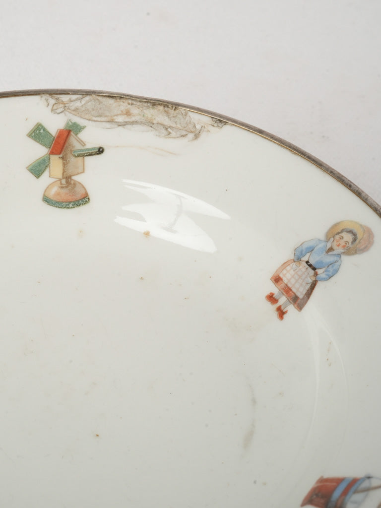 Whimsical illustrated food dish  