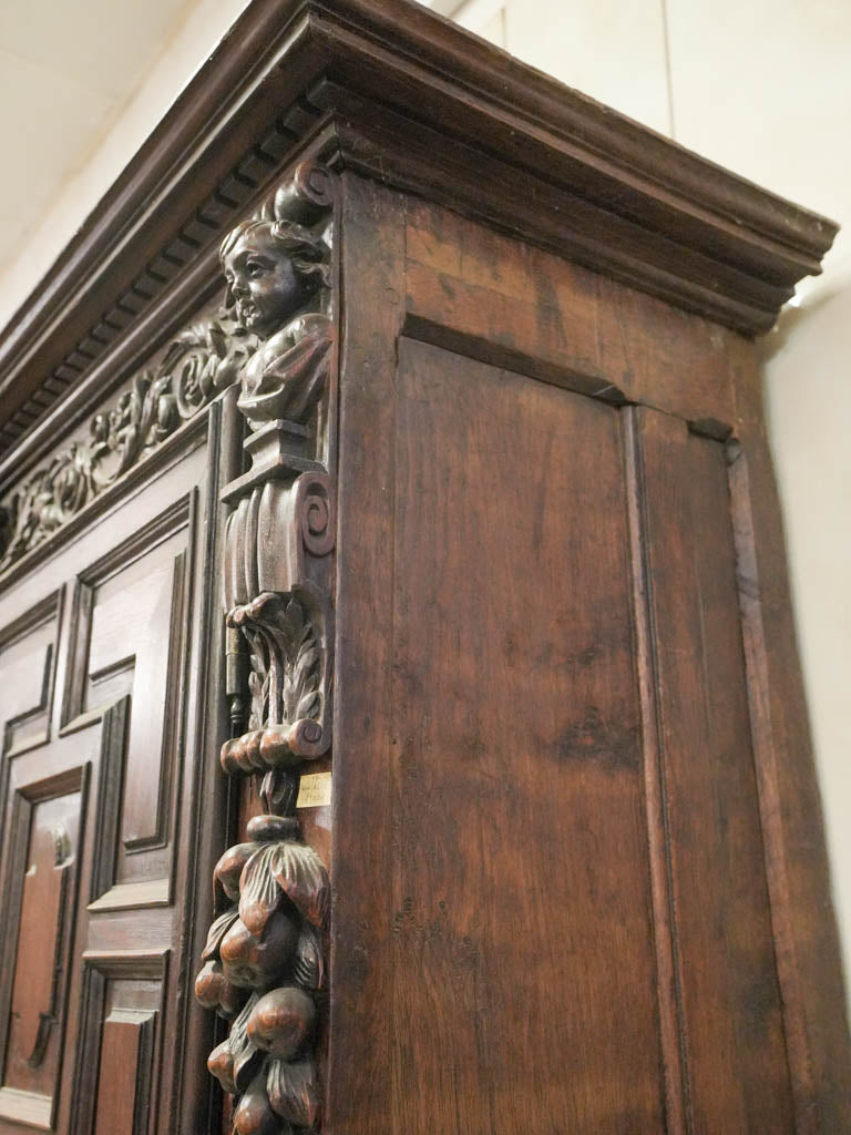Architectural oak cabinet