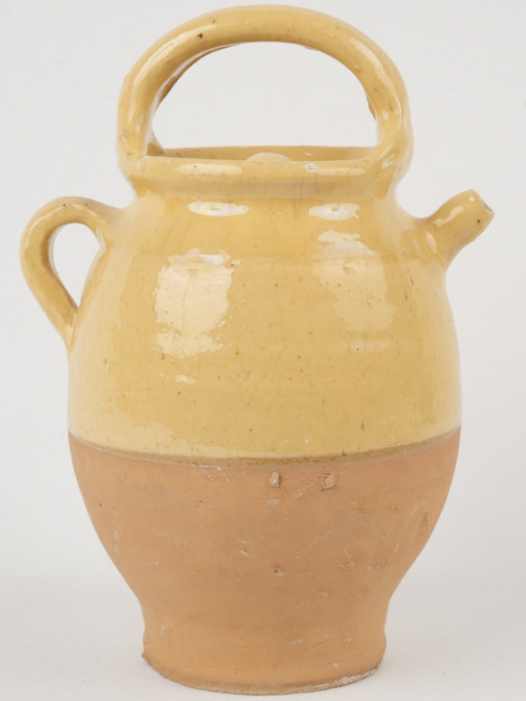 French Terracotta Lidded Ewer