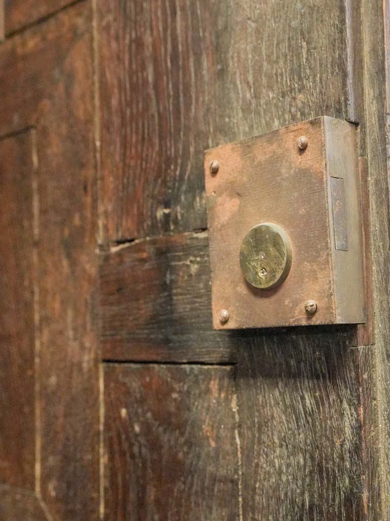 Character-rich oak cabinet