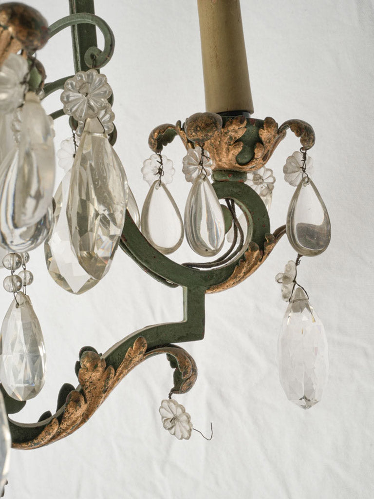 Authentic French decorative chandelier  