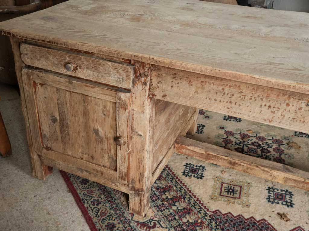 Old-world charm pine work table