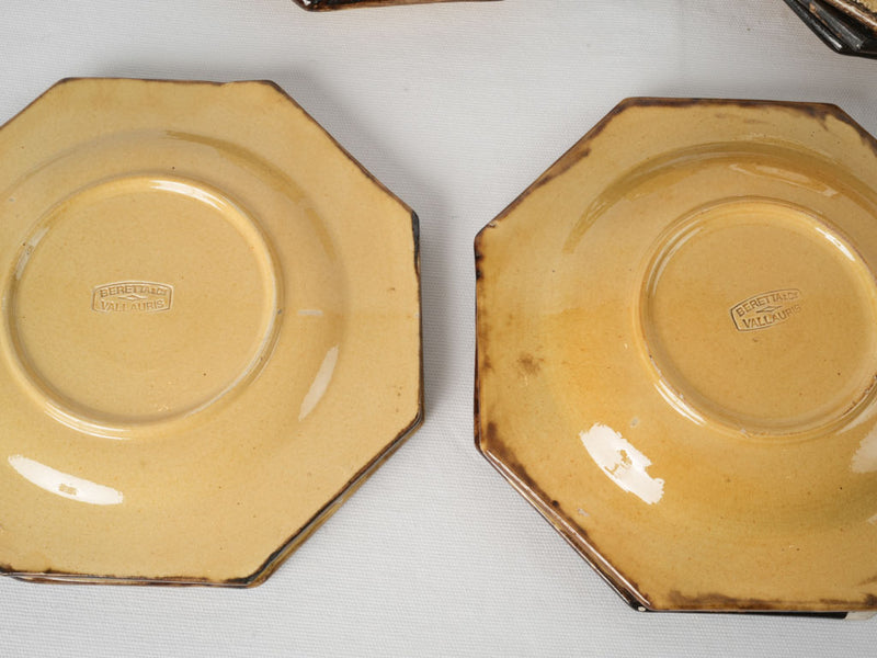 Provençal style ochre Beretta tableware collection