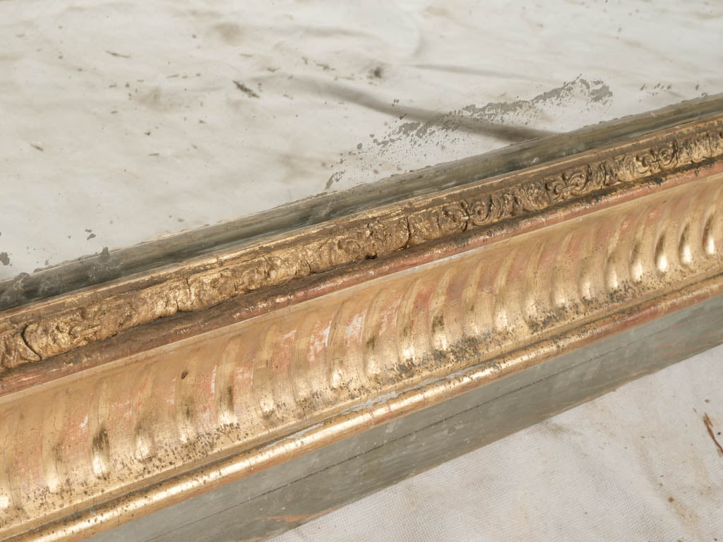 Warm French Giltwood Bedroom Mirror