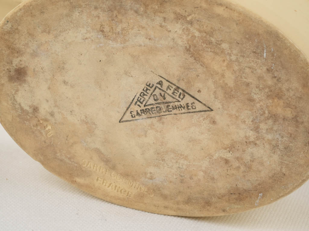 Sarreguemines Chanteduc Oval Yellow Tureens