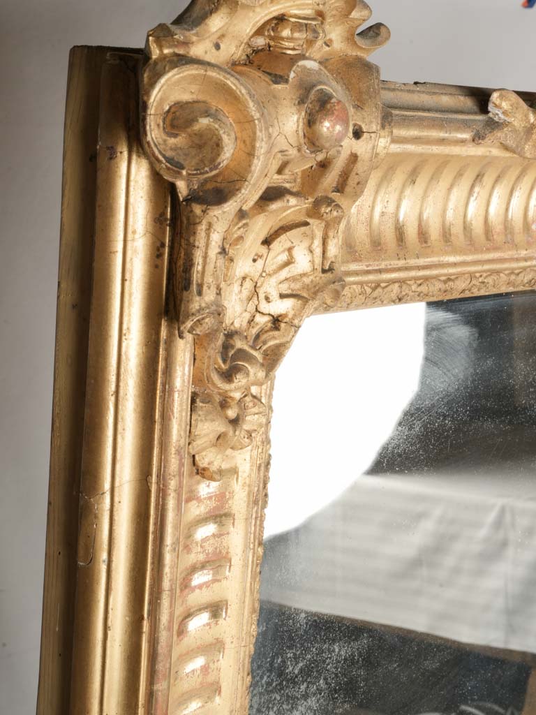 Antique Giltwood Bathroom Vanity Mirror