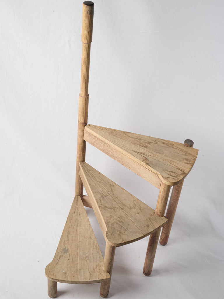 Robust beechwood decorative stool