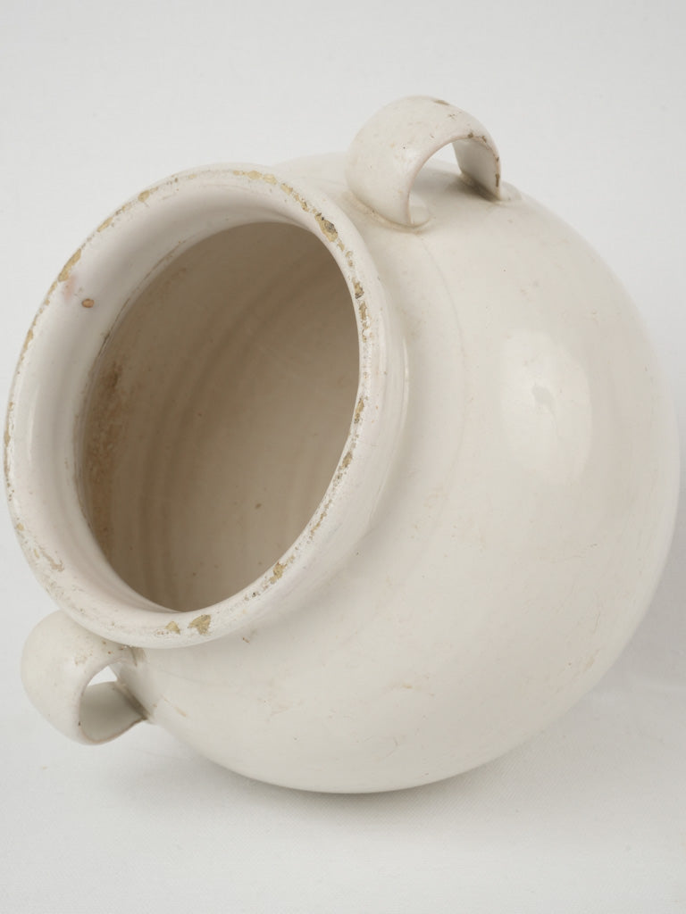 Authentic Provencal ceramic preserving jar
