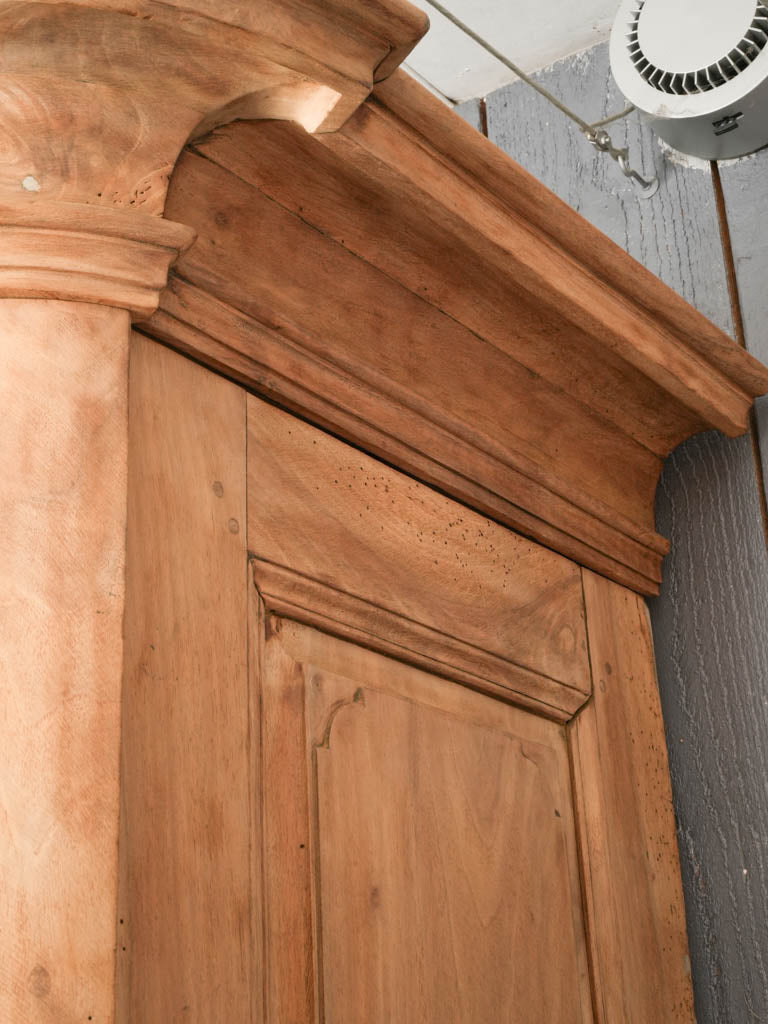 Honeyed patina finished linen press  