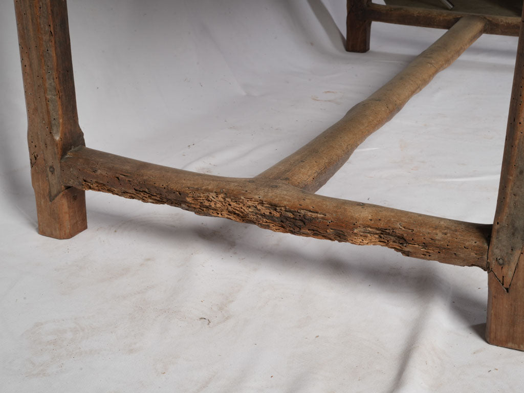 Square legs wooden console table