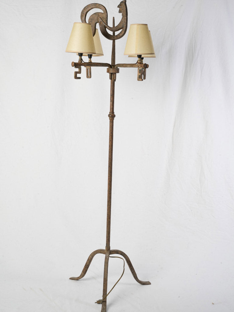 Rustic Jean Touret Floor Lamp  