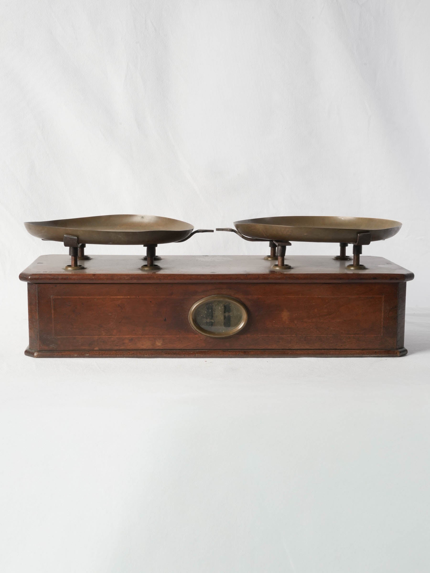 Late 19th-Century French Countertop Scale with Weights - 25¼"