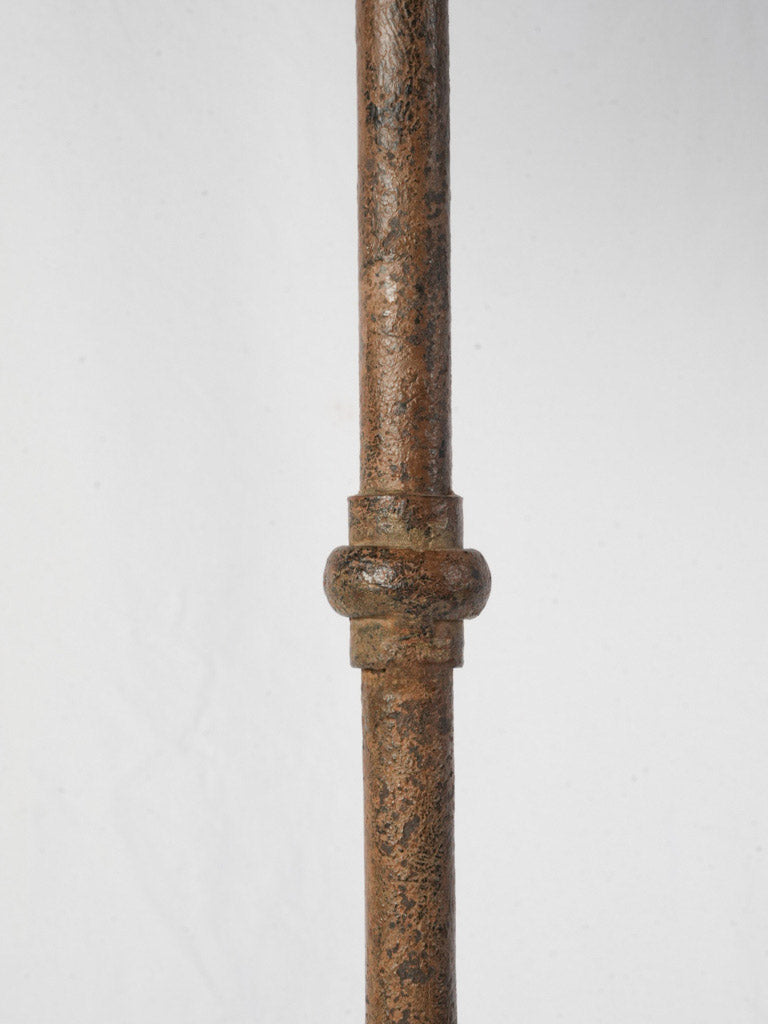 Modern Blacksmith Crafted Iron Lamp  