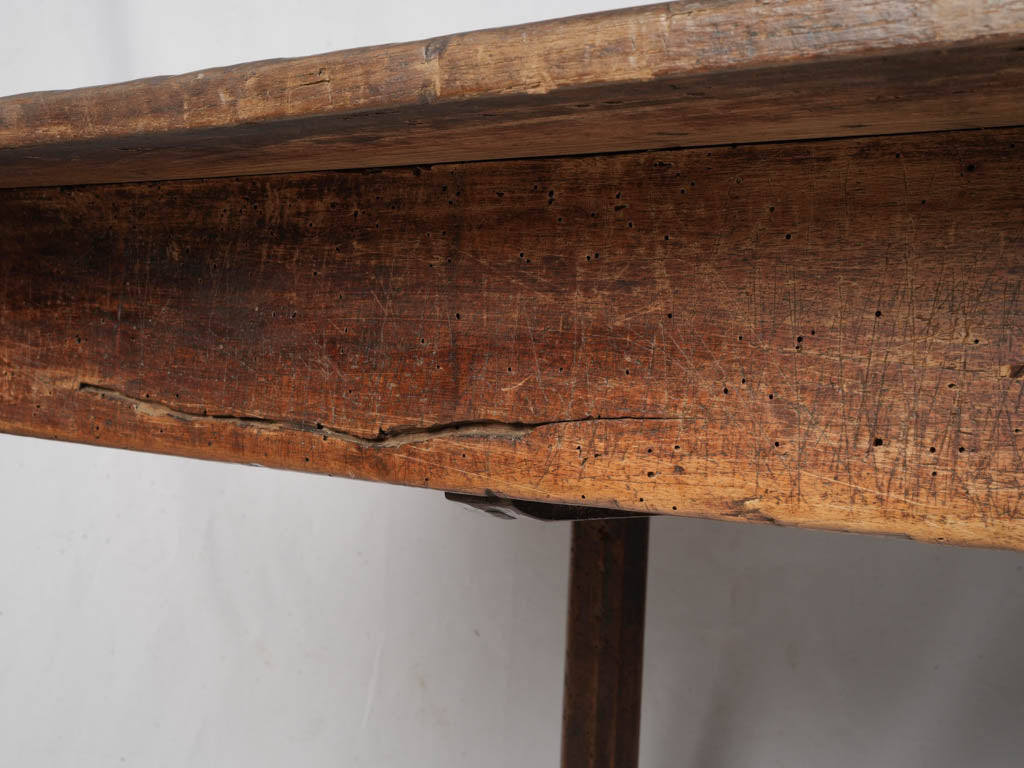 French rural craftsmanship worktable