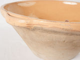 RESERVED GG Huge tian bowl w/ creamy yellow glaze 23¼"