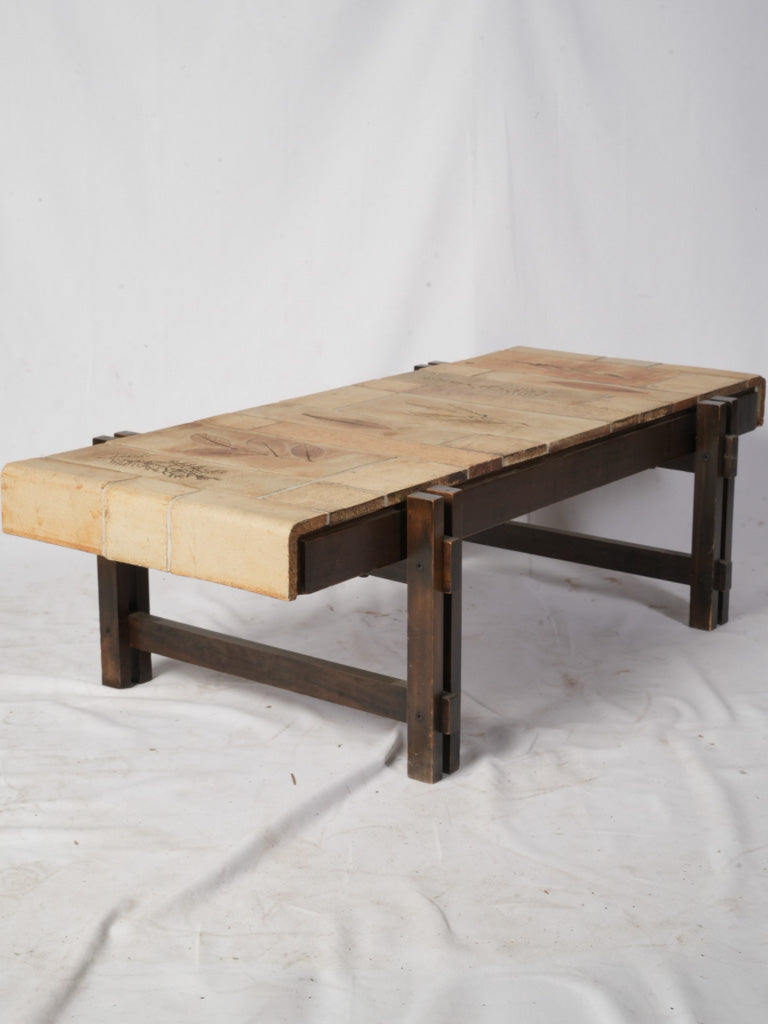 Provençal-inspired rectangular coffee table
