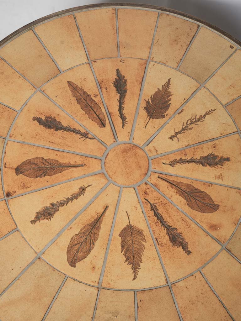 Artisanal French Herbier design table  