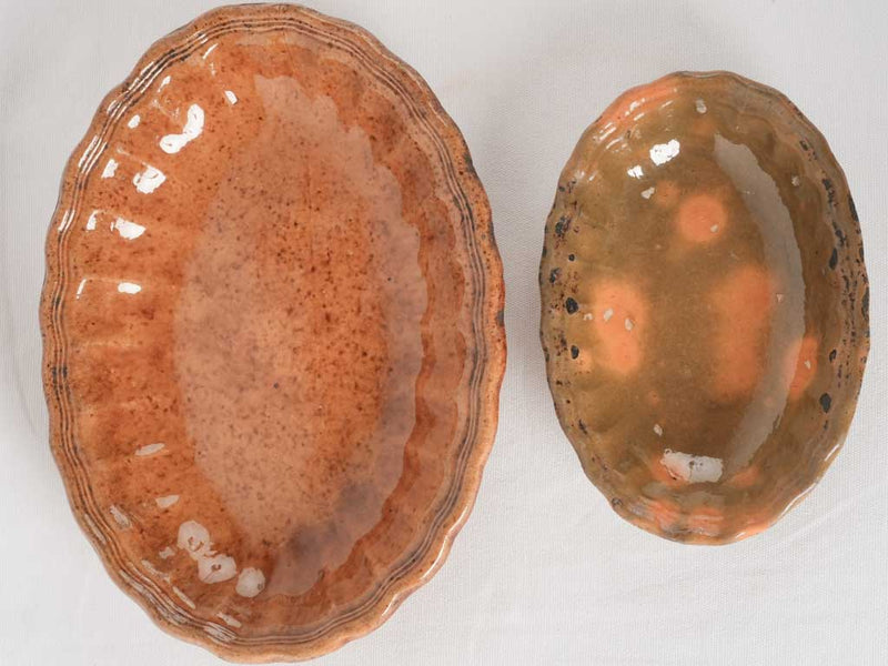 Two French platters - late 19th century