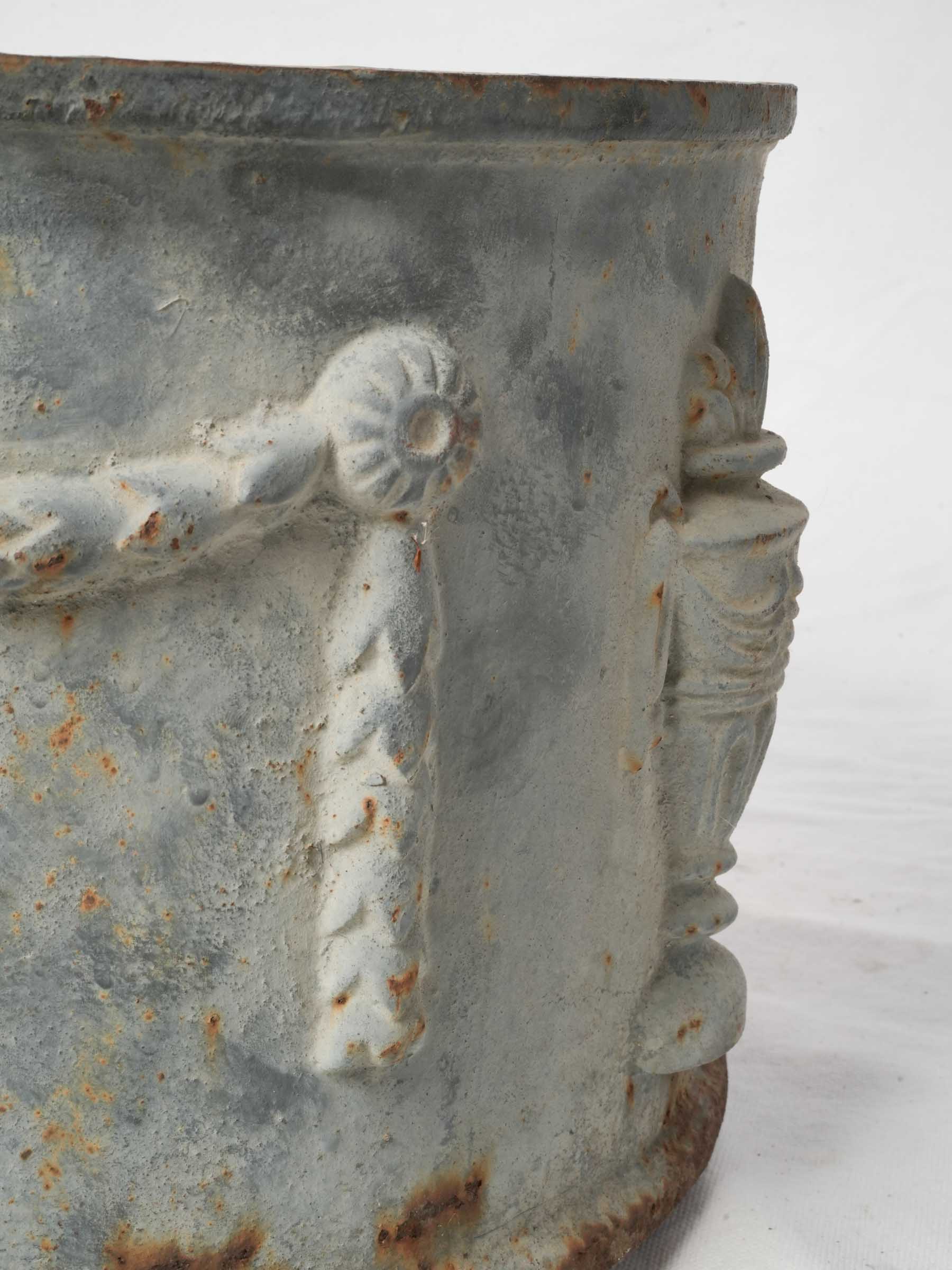 Neoclassical Cast Iron Planter, 20th Century  - 10¼" x  14½"
