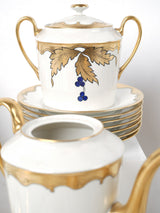 Beautiful blue and gold teacups