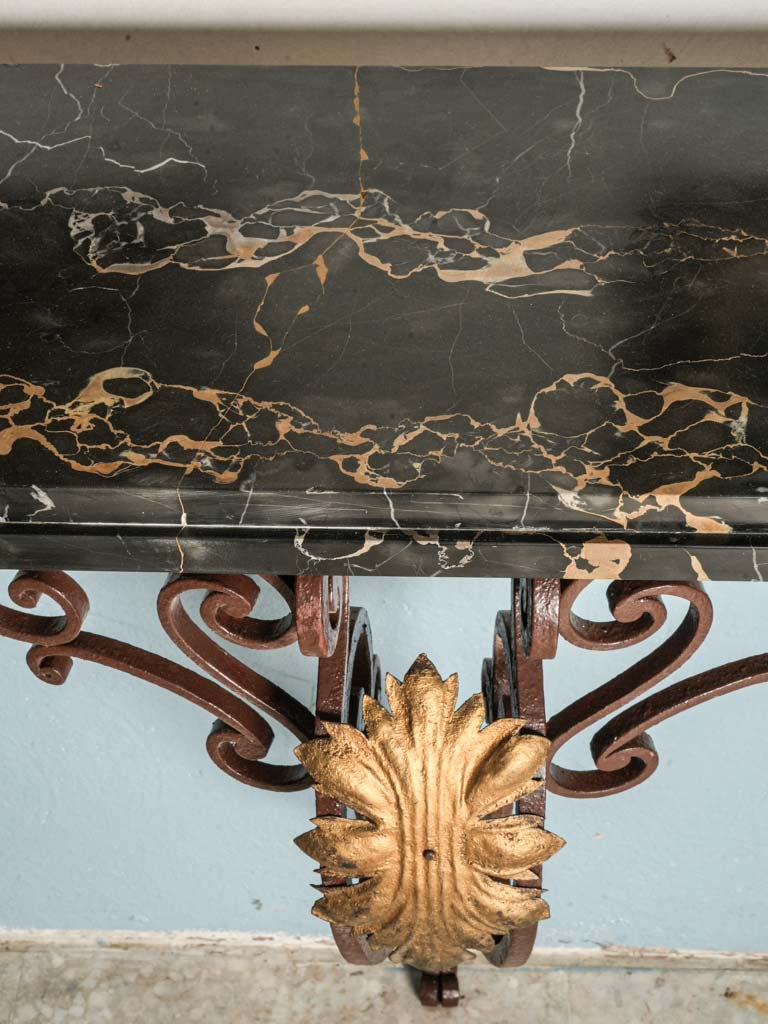 Ornate neoclassical wall consoles