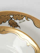 Luxurious gold-rimmed tea service collection