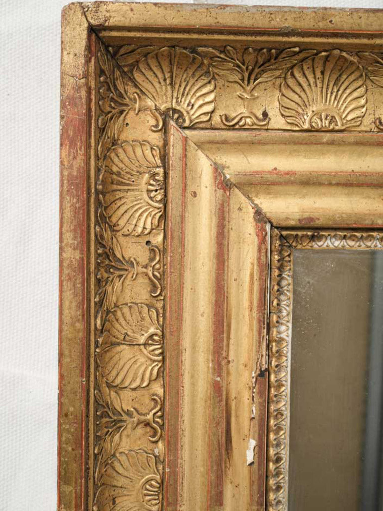 Elegant 18th-Century Louis XVI Giltwood Mirror - 49½" x 28"