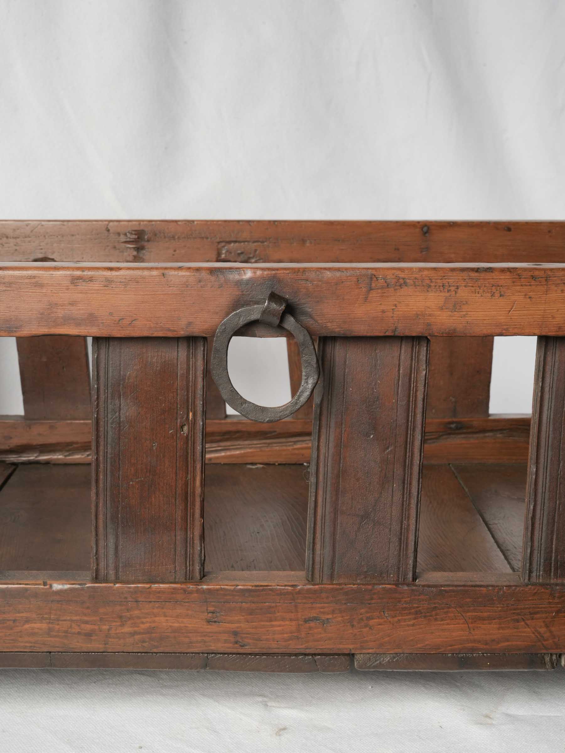 Antique French Folk Art Suspended Cradle -32¾"