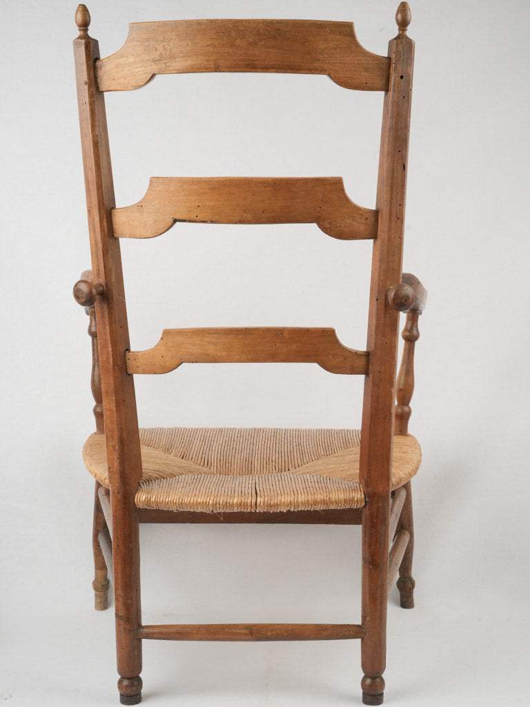 19th-century Patinated French armchair