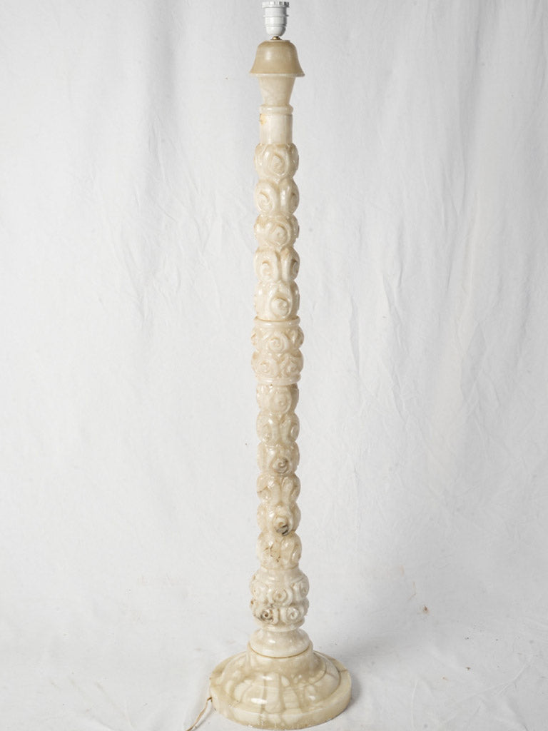 Elegant creamy stone lighting  