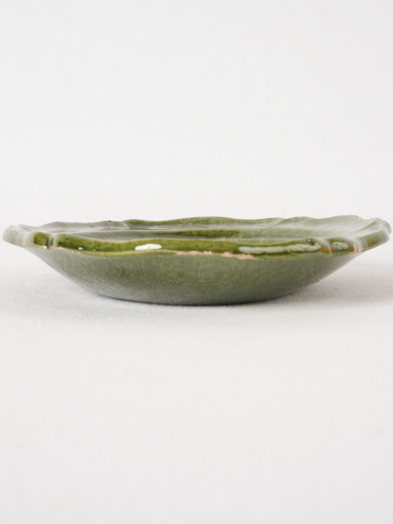 Small antique French serving platter 9"
