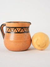 Tiny Anduze pouring jug w/ zigzag decoration 3½"