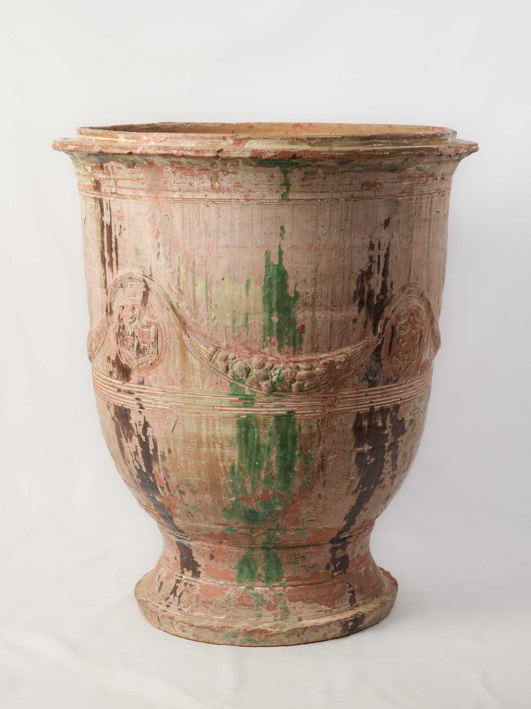 Large 19th-Century Anduze Terracotta Garden Urn - 32¾"