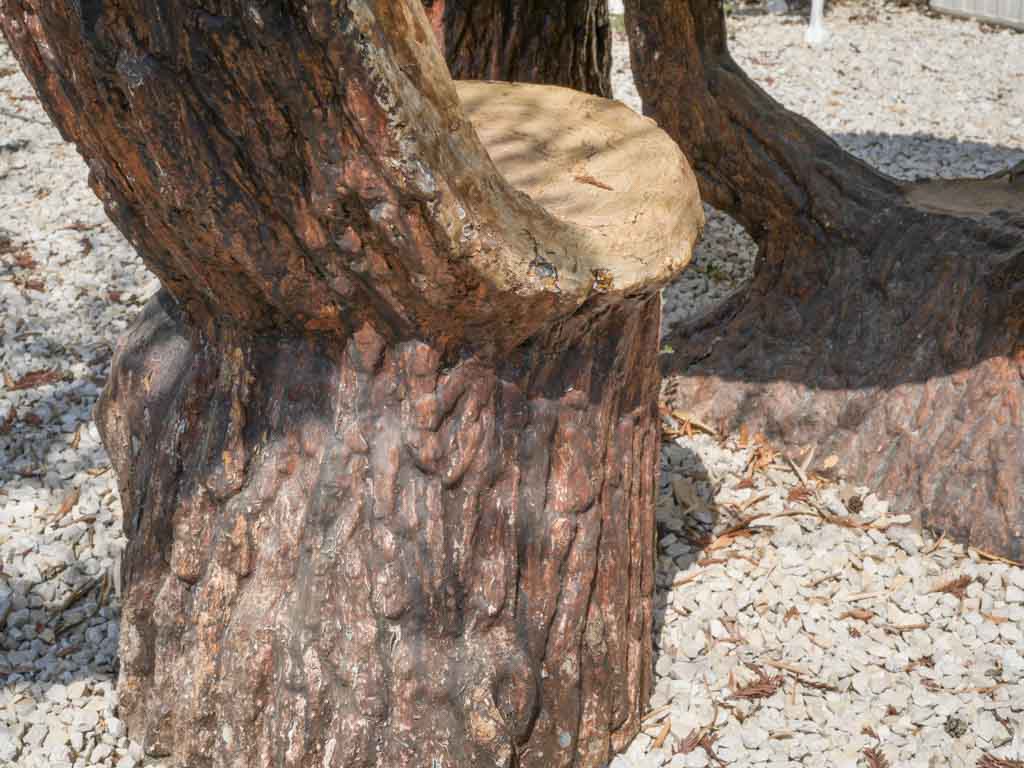 Enchanting sand and umber chairs  