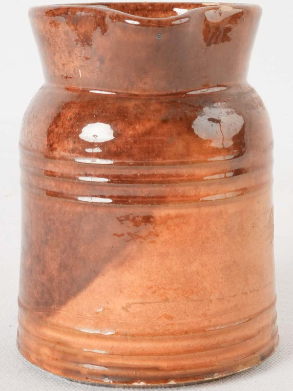 Vintage ceramic stovetop coffee milk jug