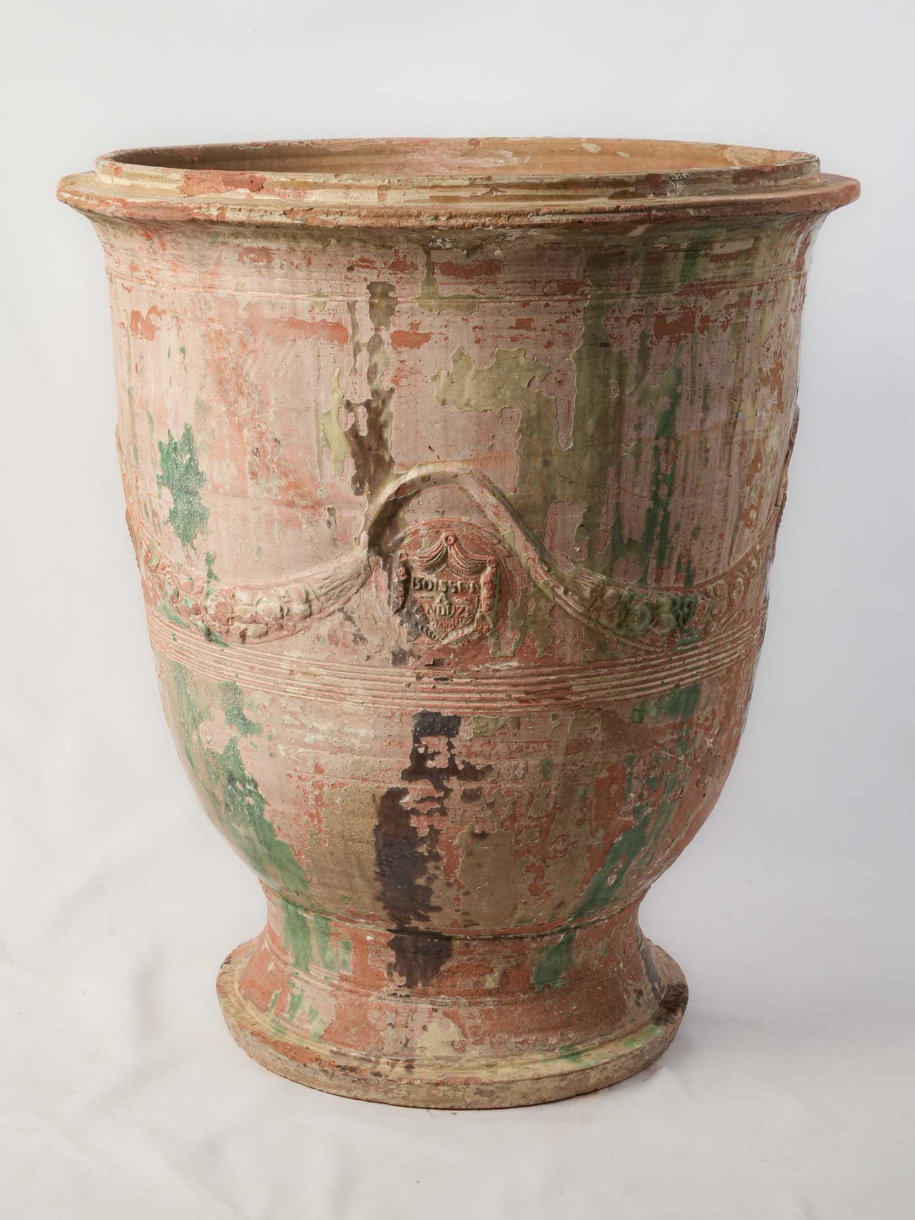 Large 19th-Century Anduze Terracotta Garden Urn - 32¾"