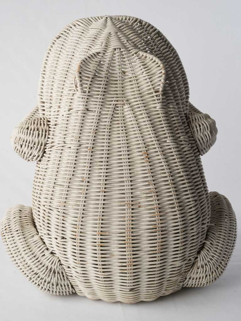 Late-20th-century ornate frog sculpture  