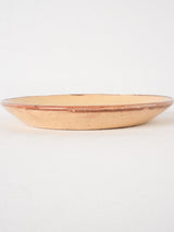 Small antique Dieulefit plate - yellow 7"