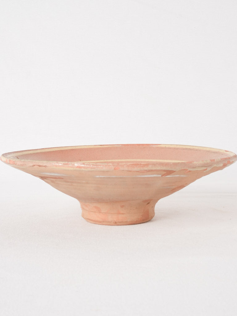 Vintage Ardeche glazed omelet serving dish