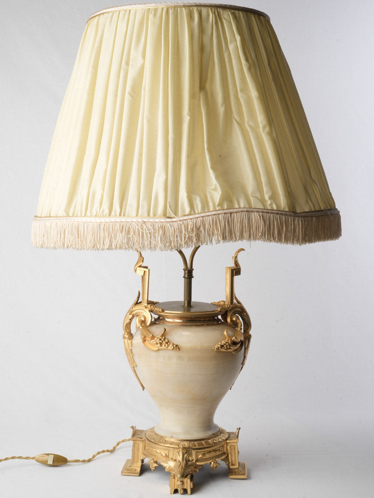 Refined French Agate Urn Lamp w/ Chased Ormolu c. 1900 - 30"