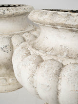 Distressed classic style Medici garden urns