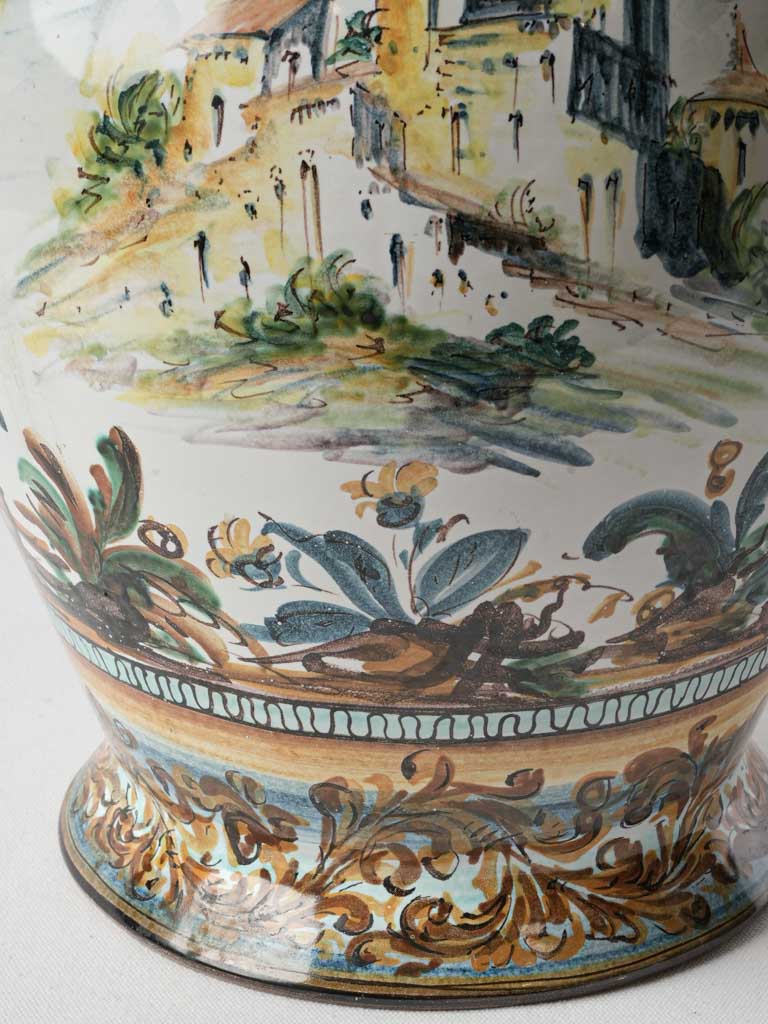 Finely detailed twisted-handle vase
