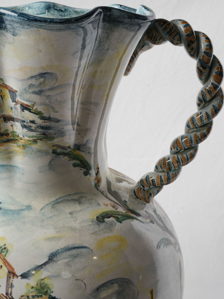 Majestic artisanal ceramic vase