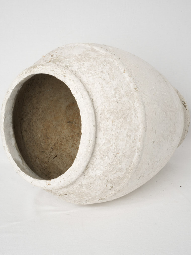 Distinctive asbestos-made outdoor garden pot
