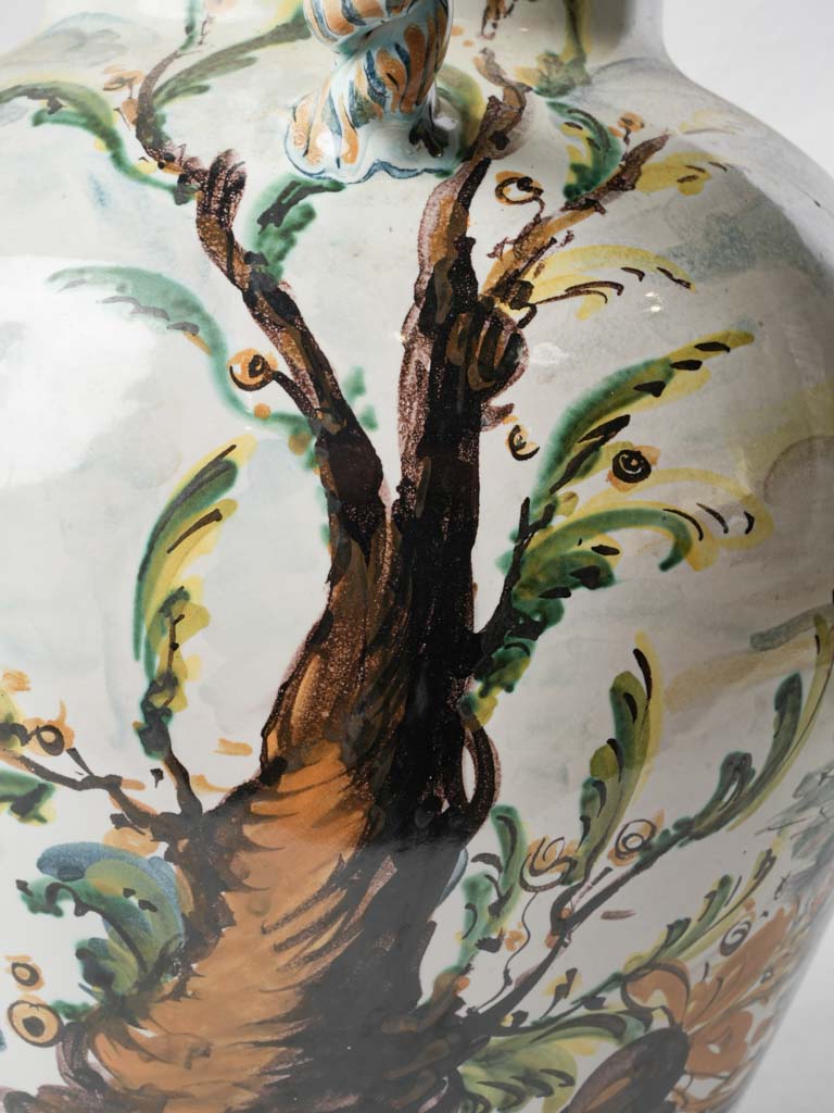 Earth-toned artisan ceramic vase