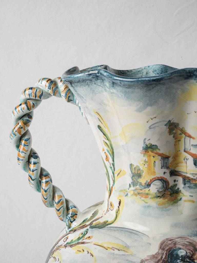Striking hand-painted Renaissance vase