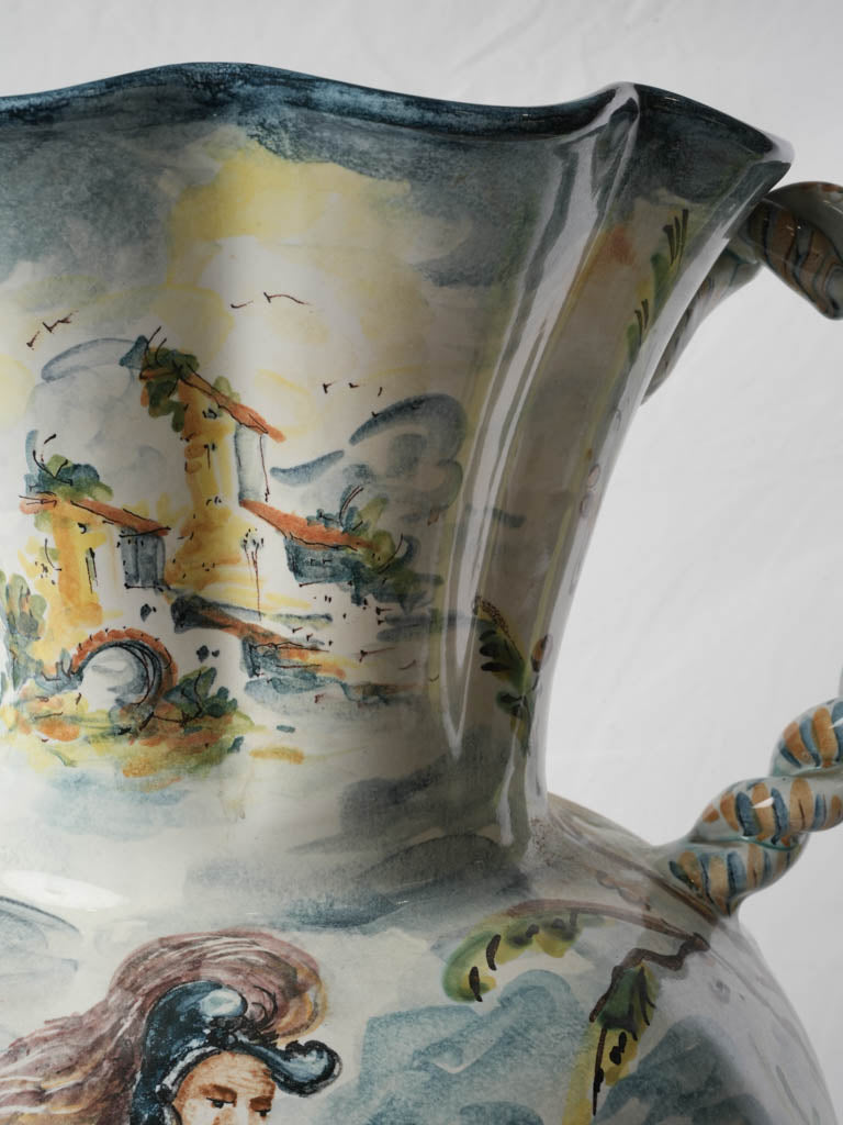 Authentic Italian ceramics decorative vase